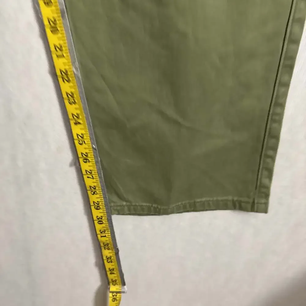Levi's Men's Size 38x32 Green Straight Leg Y2K Cargo Pants
